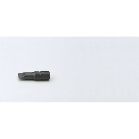 Bit Slotted 0.6 X 4.5 25mm 1/4 Hex Drive
